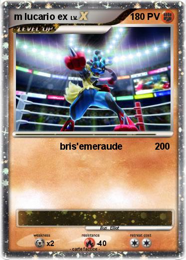 Pokemon m lucario ex