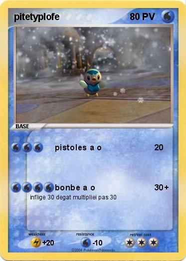 Pokemon pitetyplofe