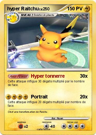 Pokemon hyper Raitchu