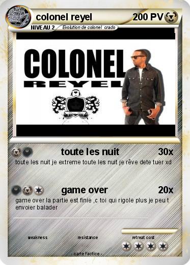 Pokemon colonel reyel
