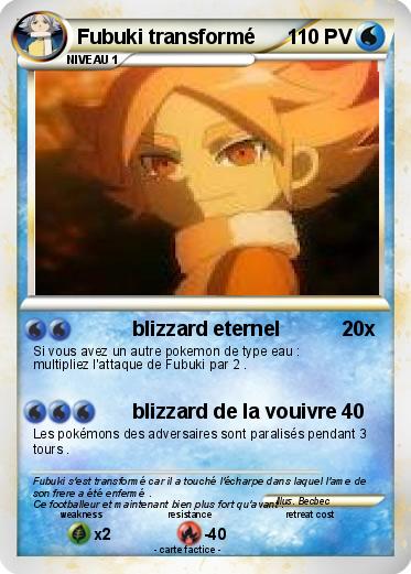 Pokemon Fubuki transformé