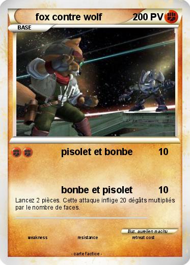 Pokemon fox contre wolf