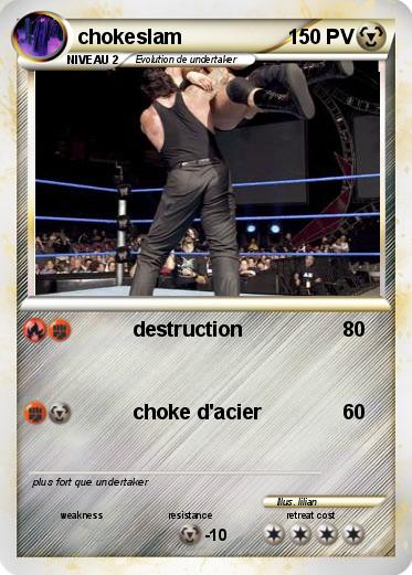 Pokemon chokeslam