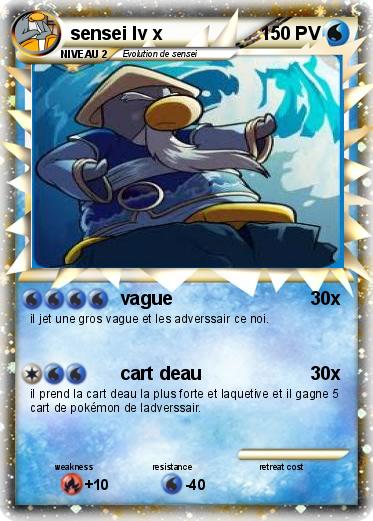 Pokemon sensei lv x