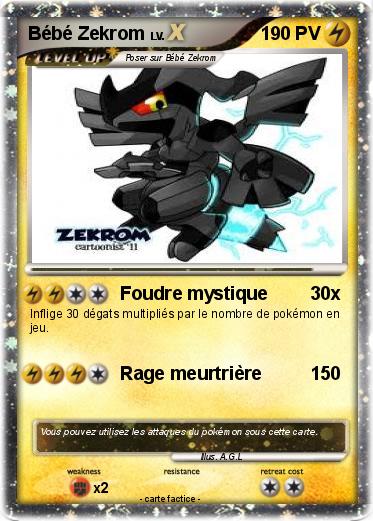 Pokemon Bébé Zekrom