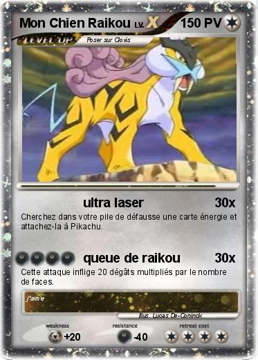 Pokemon Mon Chien Raikou