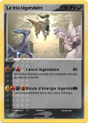 Pokemon Le trio légendaire