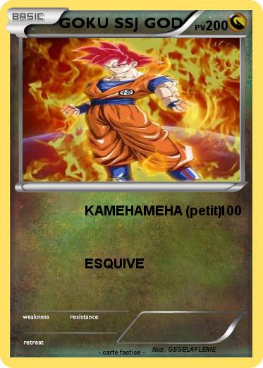 Pokemon GOKU SSJ GOD