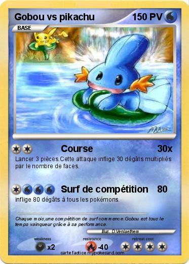 Pokemon Gobou vs pikachu