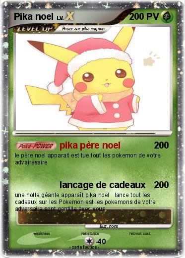 Pokemon Pika noel