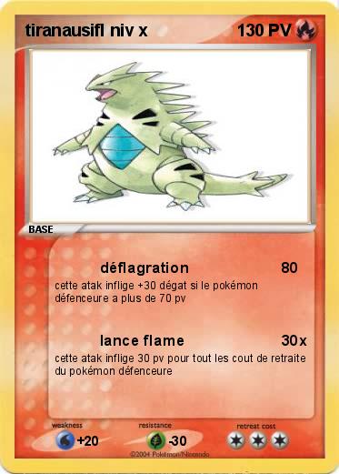 Pokemon tiranausifl niv x