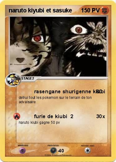 Pokemon naruto kiyubi et sasuke