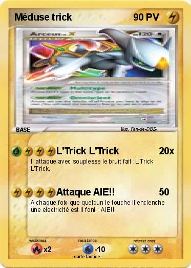 Pokemon Méduse trick
