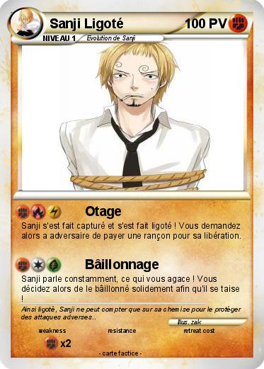 Pokemon Sanji Ligoté
