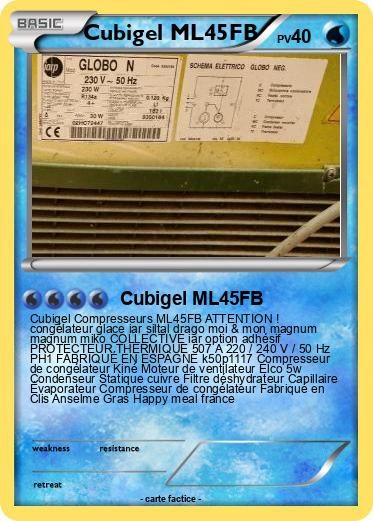 Pokemon Cubigel ML45FB