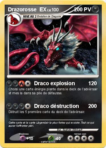 Pokemon Drazorosse  EX