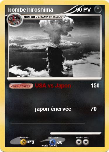 Pokemon bombe hiroshima