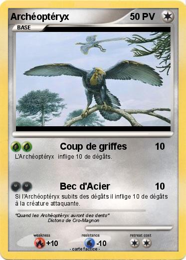 Pokemon Archéoptéryx