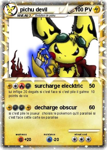 Pokemon pichu devil