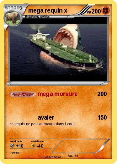 Pokemon mega requin x