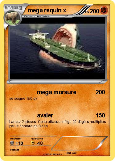 Pokemon mega requin x