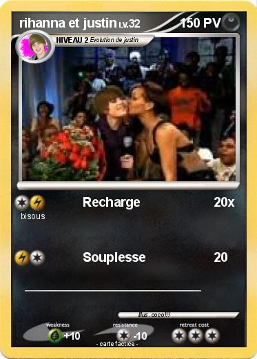 Pokemon rihanna et justin
