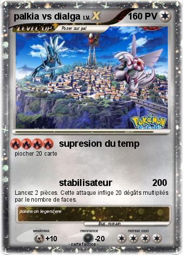 Pokemon palkia vs dialga