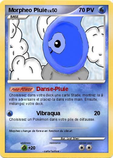 Pokemon Morpheo Pluie