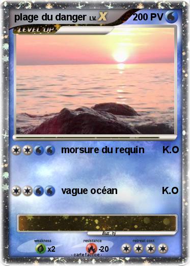 Pokemon plage du danger