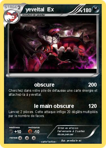 Pokemon yeveltal  Ex