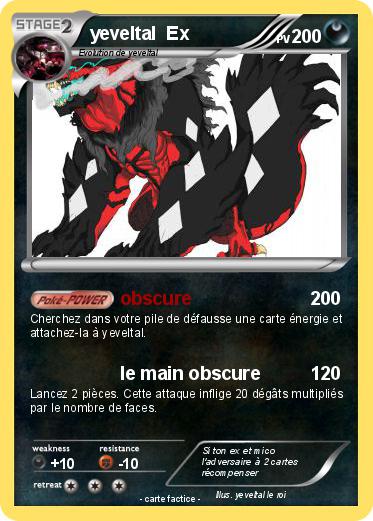 Pokemon yeveltal  Ex