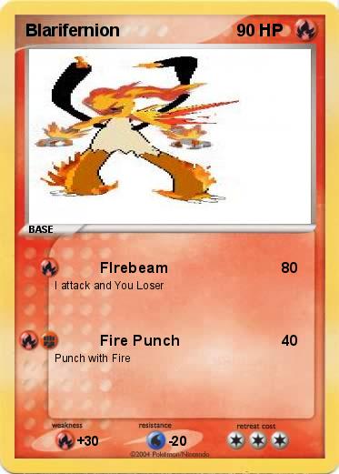 Pokemon Blarifernion