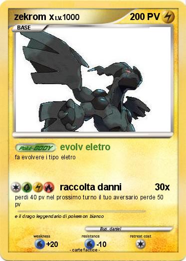 Pokemon zekrom x