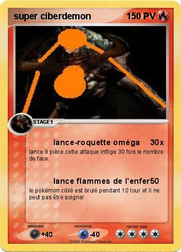 Pokemon super ciberdemon                 