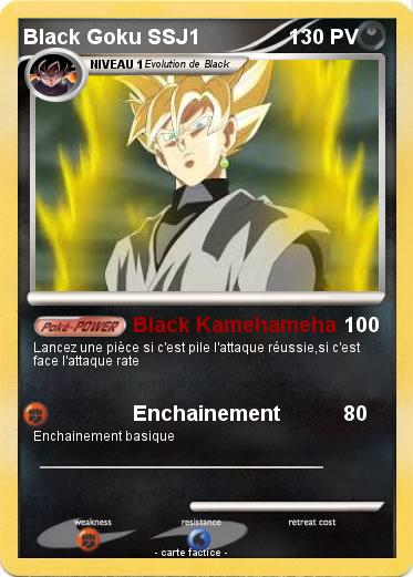 Pokemon Black Goku SSJ1