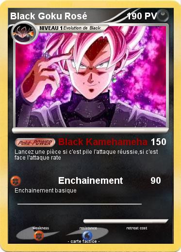 Pokemon Black Goku Rosé