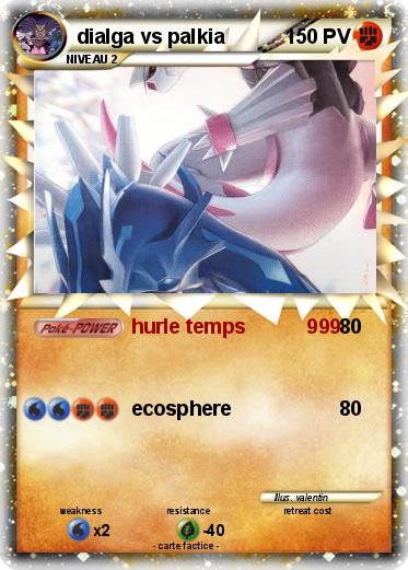 Pokemon dialga vs palkia