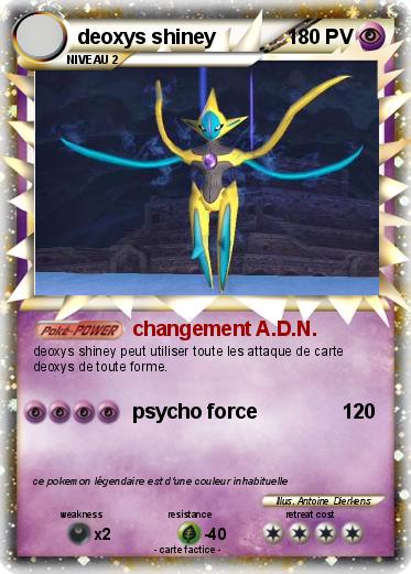 Pokemon deoxys shiney