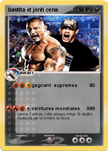 Pokemon bastita et jonh cena