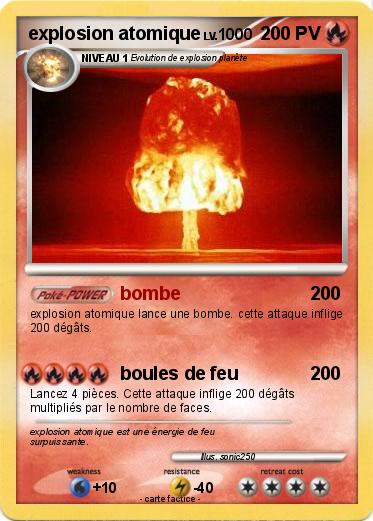 Pokemon explosion atomique