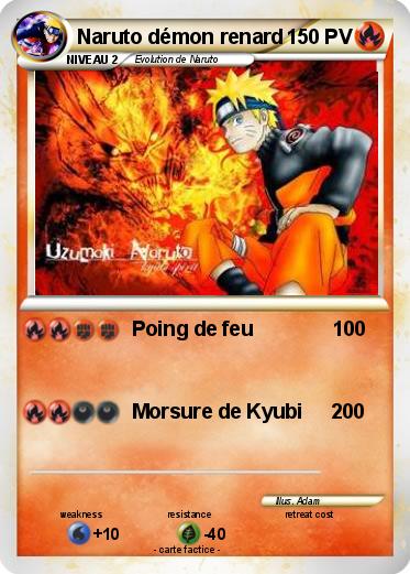 Pokemon Naruto démon renard