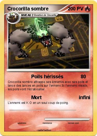 Pokemon Crocorilla sombre