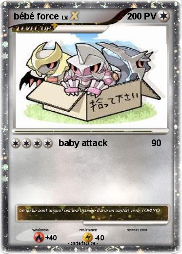 Pokemon bébé force