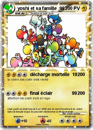 Pokemon yoshi et sa famille  99