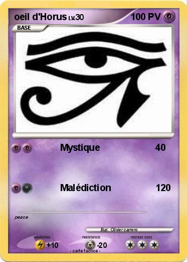 Pokemon oeil d'Horus