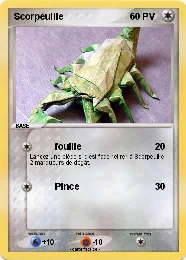 Pokemon Scorpeuille