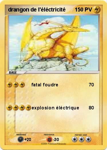 Pokemon drangon de l'éléctricité