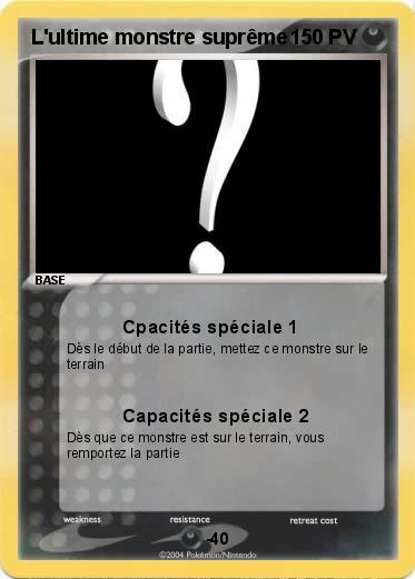 Pokemon L'ultime monstre suprême