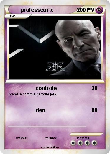 Pokemon professeur x