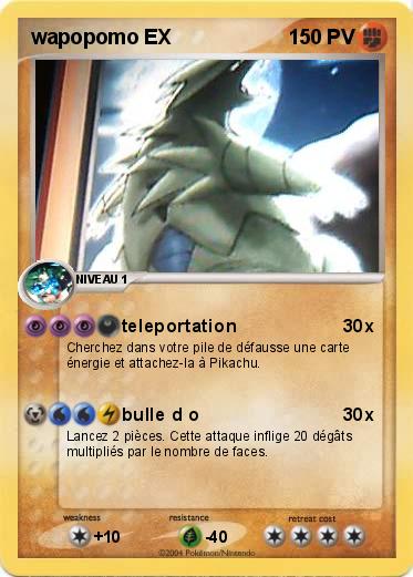 Pokemon wapopomo EX